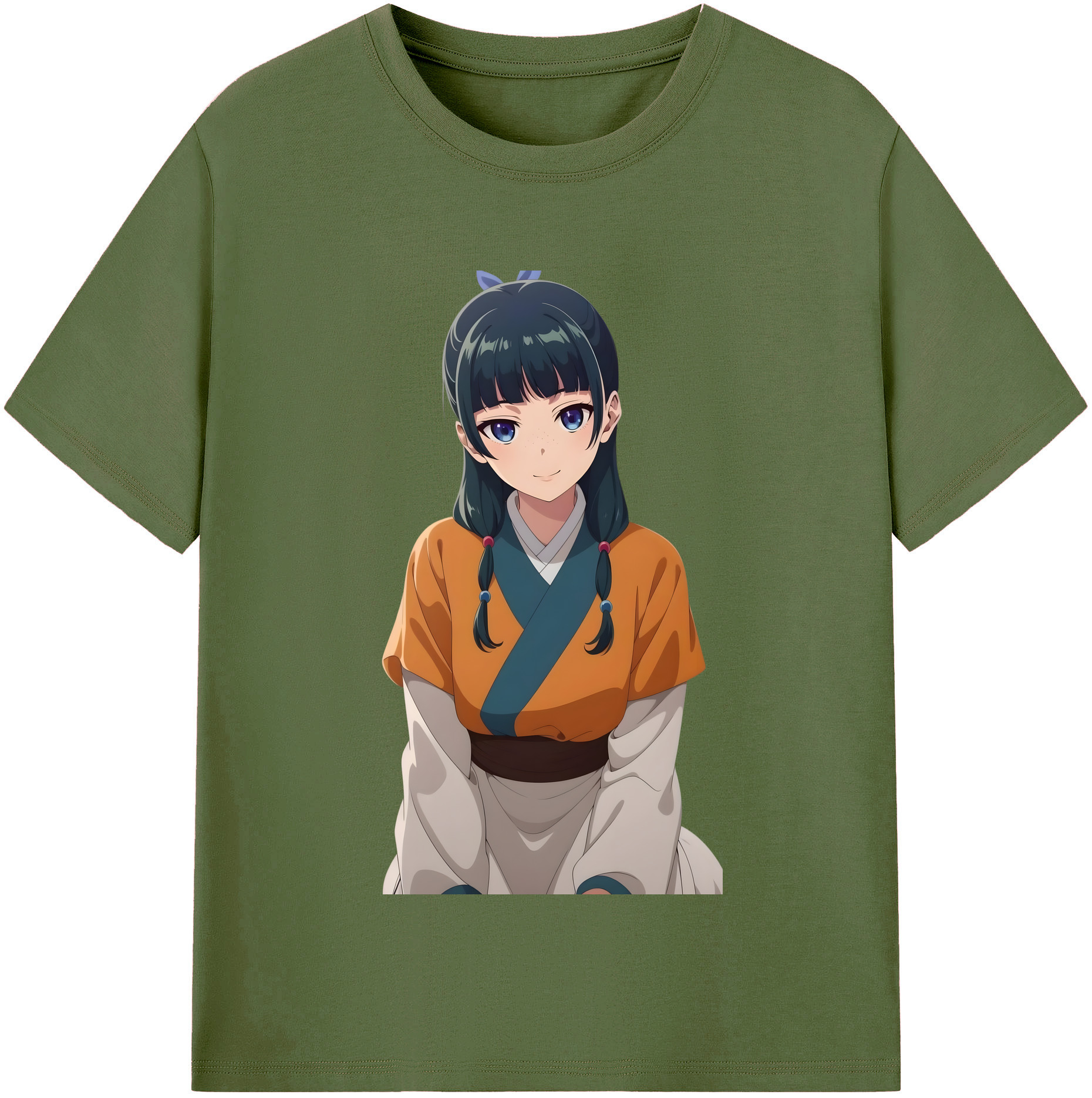 （画像用） 薬屋のひとりごと The Apothecary Diaries 綿100％半袖Tシャツ（フロントプリント）